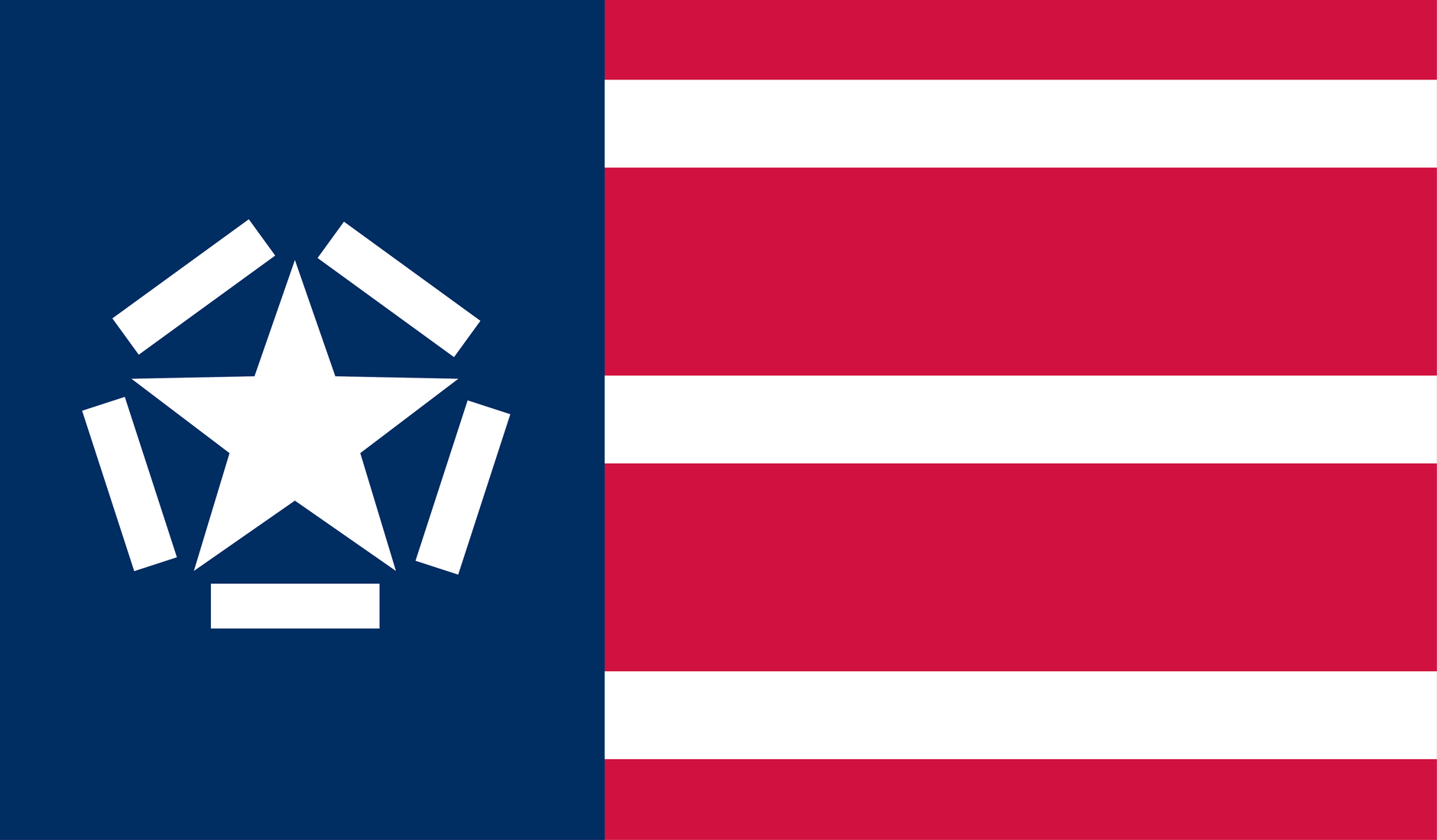 Freedom Flag Decal - 2.5x4" - Gates Flag & Banner